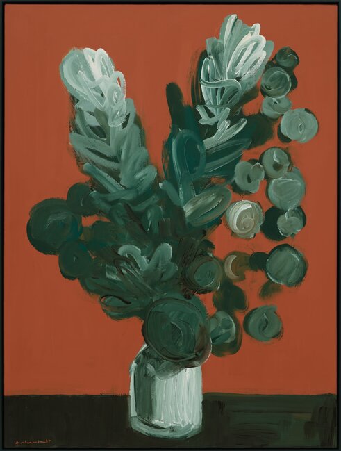 Flowers green by artist Paulina Archambault