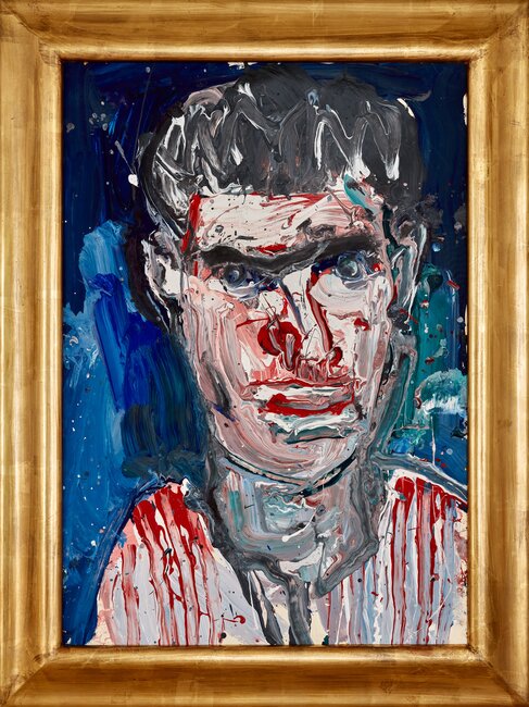 Selfportrait by artist Bengt Lindström