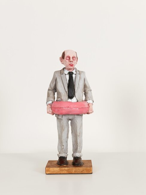 Waiting for climate change by artist Isaac Cordal