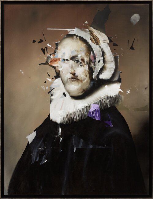 Portrait femme by artist Florian Eymann