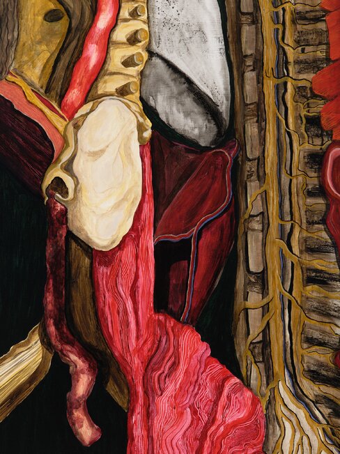 Vel en bloed mogen vuil zijn by artist Ling Madelein