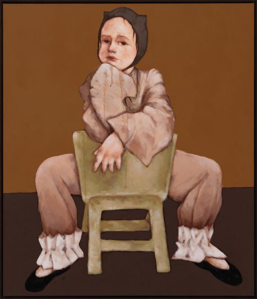 Before the show by artist Irinka Talakhadze