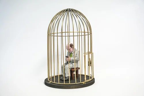 by artist Isaac Cordal