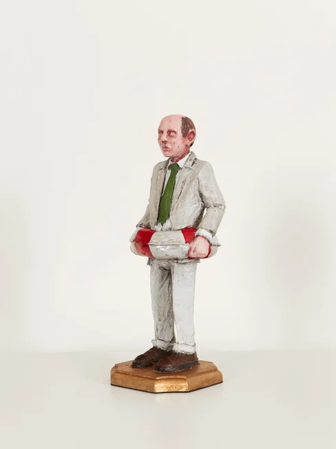 Waiting for climate change by artist Isaac Cordal